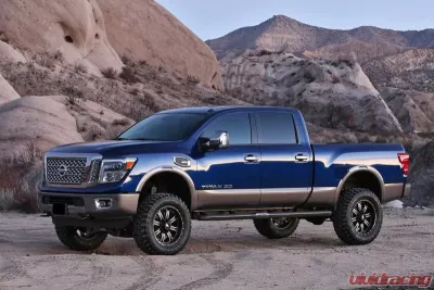 Fabtech 6" Performance System with Dirt Logic 2.5 Resi & 2.25 for 2016-2018 Nissan Titan XD 4WD Gas - K6010DL