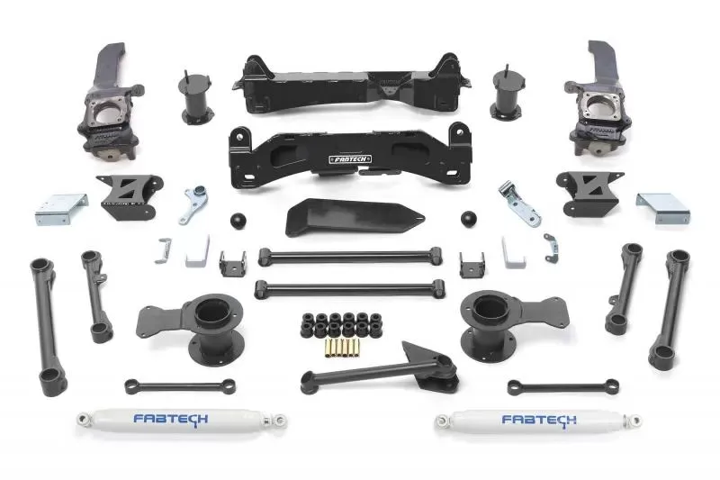Fabtech 6" Basic System w/ Performance Shocks Toyota FJ 4WD Cruiser 2007-2009 - K7006