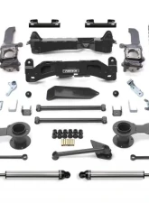 Fabtech 6" Performance System with Dirt Logic 2.5 Coilovers for 2010-2013 Toyota FJ Cruiser 4WD                                     - K7040DL - Image 2