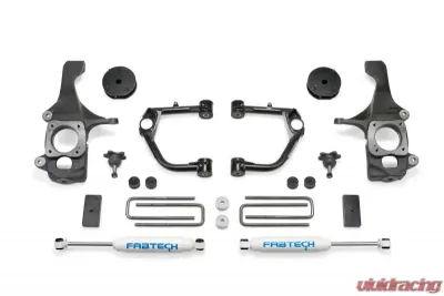 Fabtech 4" Uca Kit W/Bjs & Perf Shks 2016-19 Toyota Tundra 2Wd/4Wd Toyota Tundra 2016-2018 - K7050