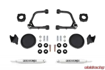 Fabtech 3" Uca Kit W/Uniballs & Fr Shk Spcrs & Rr Coil Spacers & Rr Perf Shocks 2022-2024 Tun Toyota Tundra 2022-2024 - K7086