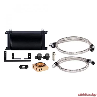 Mishimoto Thermostatic Oil Cooler Kit, fits 2019+ Mazda Miata ND2, Black Mazda Miata 2.0L 4-Cyl - MMOC-MIA-19TBK