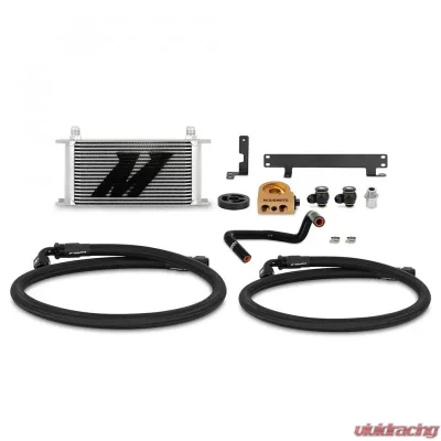 Mishimoto Thermostatic Oil Cooler Kit Silver Subaru WRX 2022+ 2.4L 4-Cyl - MMOC-WRX-22TSL