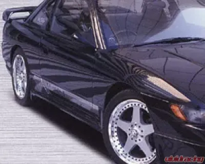 VeilSide 1989-1994 Nissan S13 JDM Silvia SIL80 Coupe Convertible E-I Model Side Skirts (FRP) - AE027-02