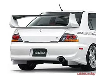 VeilSide 2003-2007 Mitsubishi Lancer EVO VIII & IX CT9A Ver. I Model USDM Spec Rear Under Spoiler (CARBON) - AE074-05U