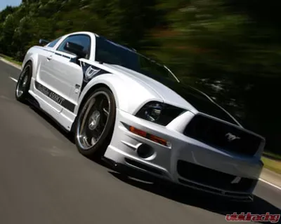 VeilSide 2005-2009 Ford Mustang GT USA Model Complete Kit (FRP) Front Bumper, Side Skirts, Door Panels, Rear Bumper & FRP Hood - AE101