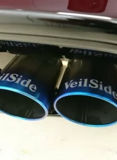 VeilSide Header-Back Exhaust System in T304 Stainless Steel w Titanium Tips Nissan 370Z 2009-2020                                     - AE105-EXR - Image 5