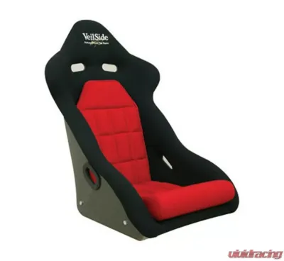 VeilSide D-1R Carbon Racing Seat Black/Red - FA010-01REDC