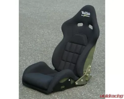 VeilSide VS D-1R Narrow Carbon Reclining Racing Seat Black/Black - FA015-01BKC