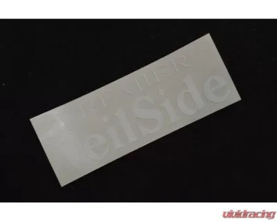 VeilSide Premier Sticker White Size 40x120mm - ST011-01