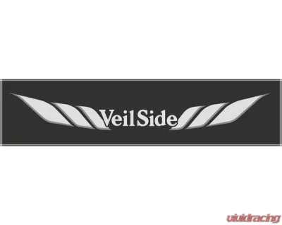 VeilSide 4509 GTR Front Window Windshield Sticker Ver.2 Black/ Red - ST017-03