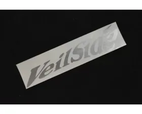 VeilSide Twisty/ Slant Sticker Large Silver Size 315mmX70mm