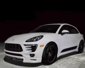 Premier4509 Model Carbon/ FRP Front Half Spoiler (Japanese CFRP) Porsche Macan S 95B 14-19