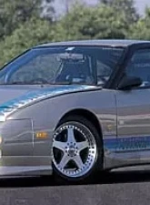 VeilSide 1989-1994 Nissan 240SX RPS13 180SX Flip Light Hatchback E-II Model Side Skirts (FRP)                                     - AE029-02 - Image 2