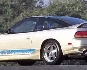 VeilSide 1989-1994 Nissan 240SX RPS13 180SX Hatchback E-II Model Rear Mid Spoiler (FRP)