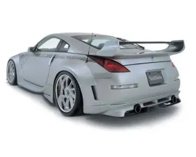 VeilSide 2003-2008 Nissan 350Z Fairlady Z Z33 Ver. III Model Rear Bumper Spoiler (FRP)
