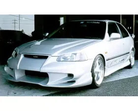 VeilSide 1996-1998 Honda Civic HB EK4 EC-I Model Front Bumper Spoiler (FRP)