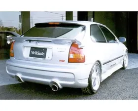 VeilSide 1996-2000 Honda Civic HB EK4 EC-I Model Rear Bumper Spoiler (FRP)