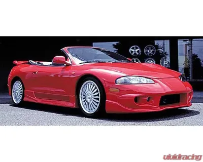 VeilSide 1997-1999 Mitsubishi Eclipse D38A Gen. II EC-1 Model Front Bumper Spoiler (FRP) Can be use for 1995-1996 with Update to Newer Headlights - AE036-01