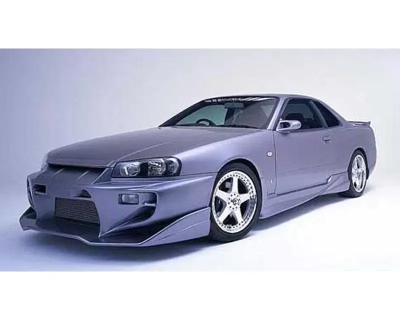 VeilSide 1999-2002 Nissan Skyline GT-S JDM ER34 C-I Model Front Bumper  Spoiler (FRP)