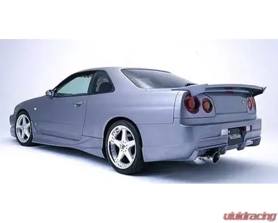 VeilSide 1999-2002 Nissan Skyline GT-S JDM ER34 C-I Model Rear Bumper Spoiler (FRP) - AE063-04