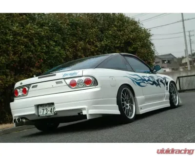VeilSide 1989-1994 Nissan 240SX RPS13 180SX Flip Light D1-GT Model Front Bumper Spoiler (FRP) - AE094-01