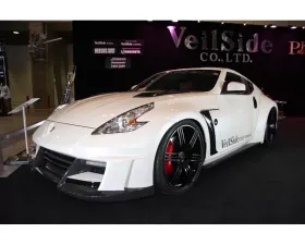 VeilSide 2009-2020 Nissan 370Z Ver. I Model Carbon Front Fenders Side Garnish (CFRP) Pair (Attached with 3M Double Sided tape)