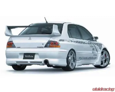 VeilSide 2002-2005 Mitsubishi Lancer EVO VII & VIII CT9A Ver. I Model JDM Spec Rear Under Spoiler (FRP) - AE074-04