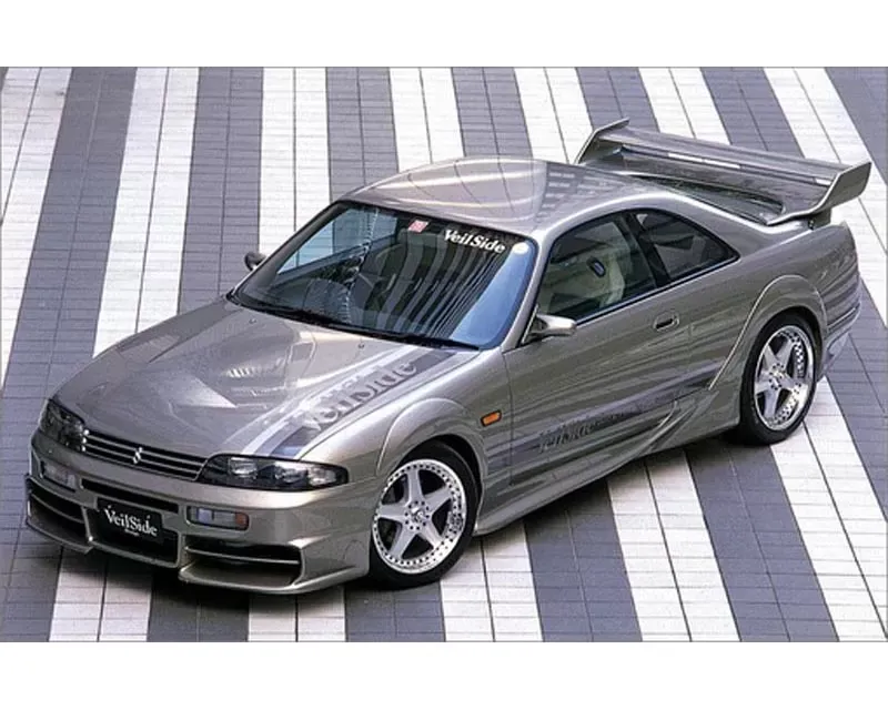 VeilSide 1993.8-1996.1 Nissan Skyline GTS JDM ECR33 C-I Model Front Bumper Spoiler (FRP) - AE022-01