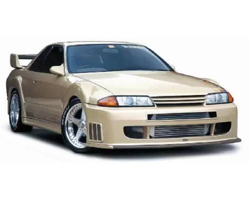 VeilSide 1989-1991 Nissan Skyline GTR JDM BNR32 E-I Model Front Lip Spoiler - AE012-01