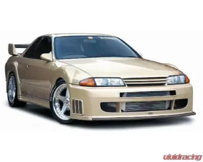 VeilSide 1989-1991 Nissan Skyline GTR JDM BNR32 E-I Model Front Lip Spoiler - AE012-01