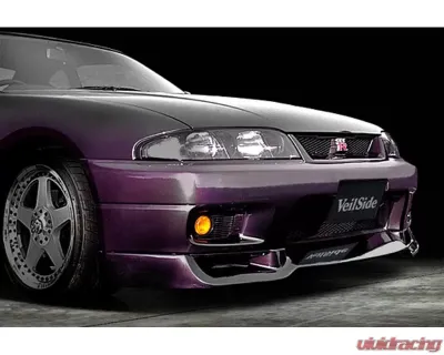 VeilSide 1993-1998 Nissan Skyline GTR JDM BNR33 E-I Model Front Lip Spoiler (FRP) - AE019-01