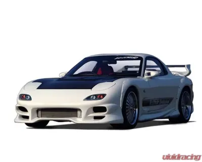 VeilSide 1993-2002 Mazda RX7 FD3S C-III Model Front Bumper Spoiler (FRP) - AE097-01