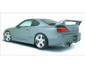 VeilSide 1999-2002 Nissan Silvia S15 JDM EC-1 Model Rear Bumper Spoiler (FRP)