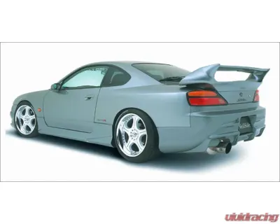 VeilSide 1999-2002 Nissan Silvia S15 JDM EC-1 Model Rear Bumper Spoiler (FRP) - AE002-03
