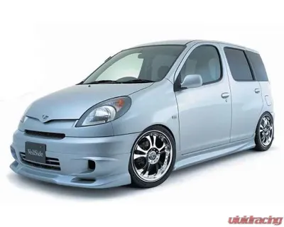 VeilSide 2000-2002 Toyota Yaris Fun Cargo JDM NCP20/21 C-Class Front Half Spoiler (FRP) - AE054-01