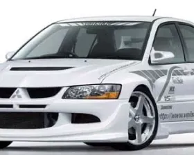 VeilSide 2003-2005 Mitsubishi Lancer EVO VIII CT9A Ver. I Model Front Half Spoiler (FRP)