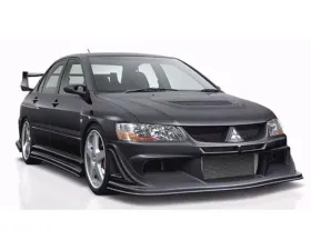 VeilSide 2002-2007 Mitsubishi Lancer EVO VII, VIII & IX CT9A VS-GT Model Front Bumper Spoiler (FRP)