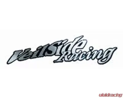 VeilSide Racing Slant Sticker White Size: 330mmX100mm - ST024-01