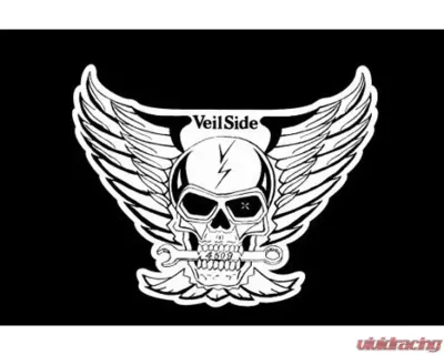 VeilSide Skull Sticker Size: 95x235mm - ST029-01