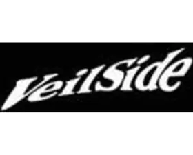 VeilSide Twisty/ Slant Sticker Large White Size: 315mmX70mm