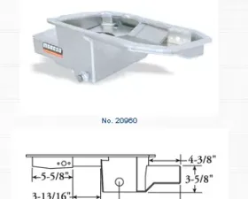 Moroso Kicked-Out Sump Oil Pan Mitsubishi Eclipse 1990-1992