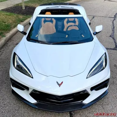 RSC Tuning Front Spoiler Carbon Fiber Chevrolet C8 Corvette Stingray 2020-2024 - RSCVET3000