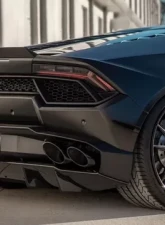 RSC Tuning Carbon Fiber Slip-On Rear Diffuser Lamborghini  Huracan LP580 2015-2020                                     - RSCLAM2099 - Image 4