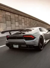 RSC Tuning Carbon Fiber Slip-On Rear Diffuser Lamborghini  Huracan LP580 2015-2020                                     - RSCLAM2099 - Image 2