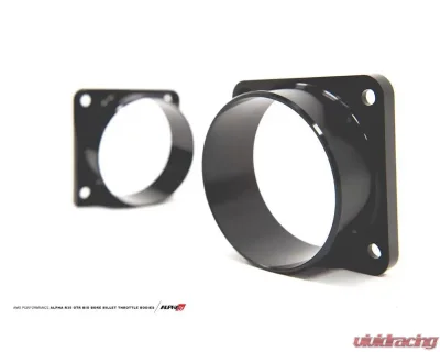 Alpha Performance Big Bore Billet Throttle Bodies with Standard Hose Flanges Nissan GT-R R35 2009+ - ALP.07.08.0006-3