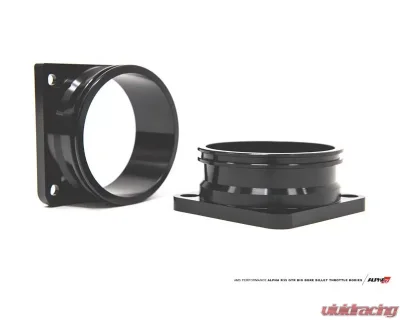 Alpha Performance Big Bore Billet Throttle Bodies with Standard Hose Flanges Nissan GT-R R35 2009+ - ALP.07.08.0006-3