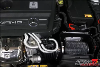 AMS Performance Alpha Air Filter with CNC Aluminum Adapter for ALP.19.08.0001-1 - ALP.19.08.0001-1