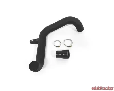 AMS Performance Turbo Charge Pipe for 2015-2020 Ford Mustang, Aluminum, Black Finish - AMS.21.09.0003-1