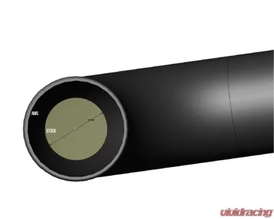 AMS Performance Turbo Charge Pipe for 2015-2020 Ford Mustang, Aluminum, Black Finish - AMS.21.09.0003-1